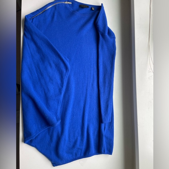 Ted Baker blue dress, size 1 US4 - Picture 3 of 5